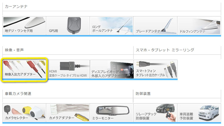 ビートソニック公式サイトで外部入力の位置を調べる方法(2)
