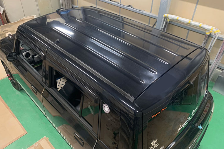 軽自動車の屋根(ルーフ)
