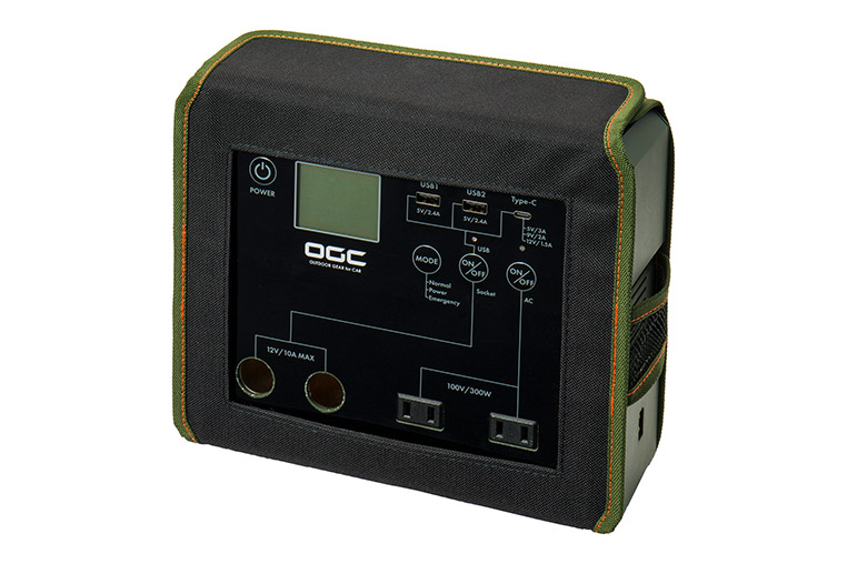 ディープサイクルバッテリーをキャンプで活用できる、OGCコントロール