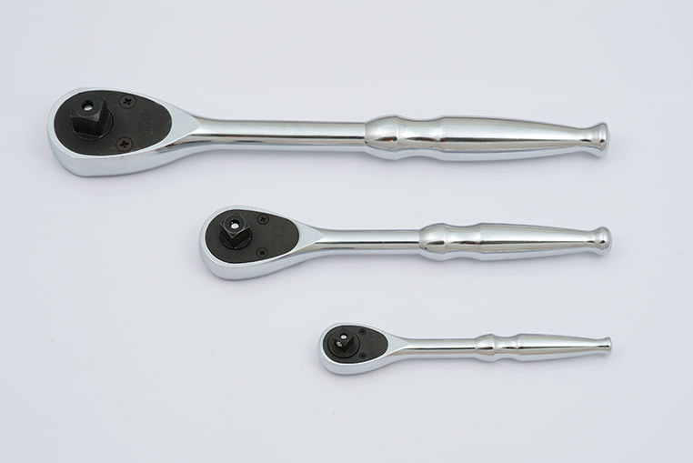 6.3sq.(1/4インチ)、9.5sq.(3/8インチ)、12.7sq.(1/2インチ)のラチェットハンドル