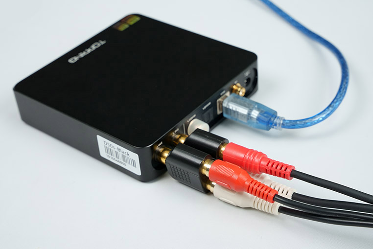 USB DAC(D50s)の音声出力を、左右それぞれ分岐する