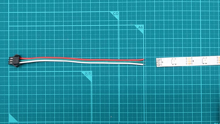 WS2811用3Pコネクタ配線
