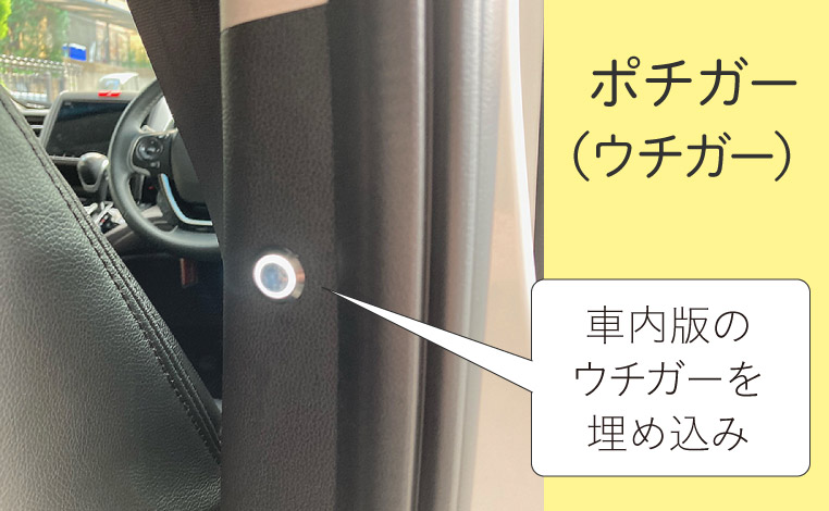ポチガーの車内バージョン(ウチガー)