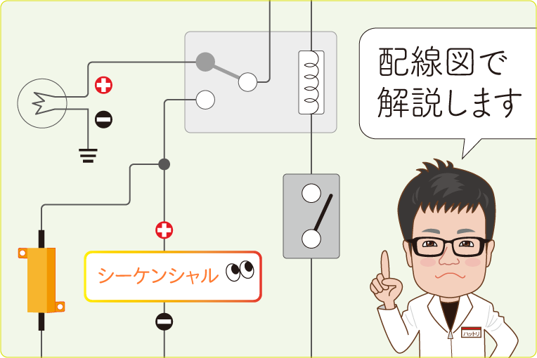 配線図と服部研究員