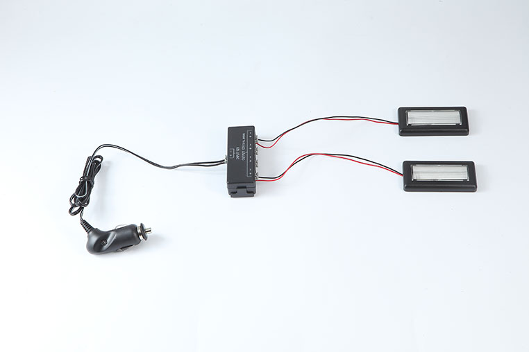 プラス・マイナス分岐ターミナル(2832)を使ったLED配線図