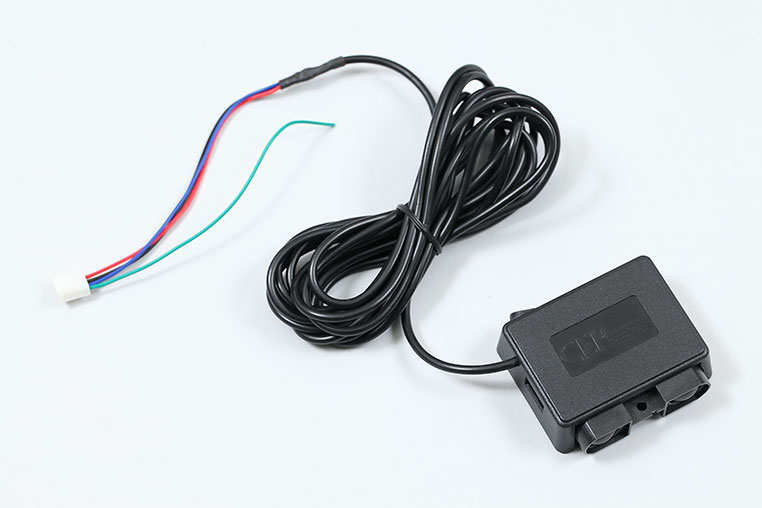電動シャッターリモコン「エアリースター」にオプション設定された障害物検知センサー