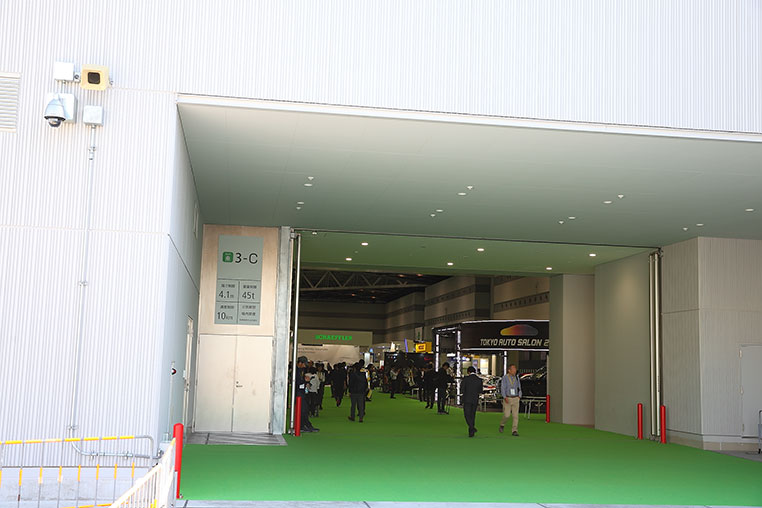 東京モーターショー2019の南展示場の入り口