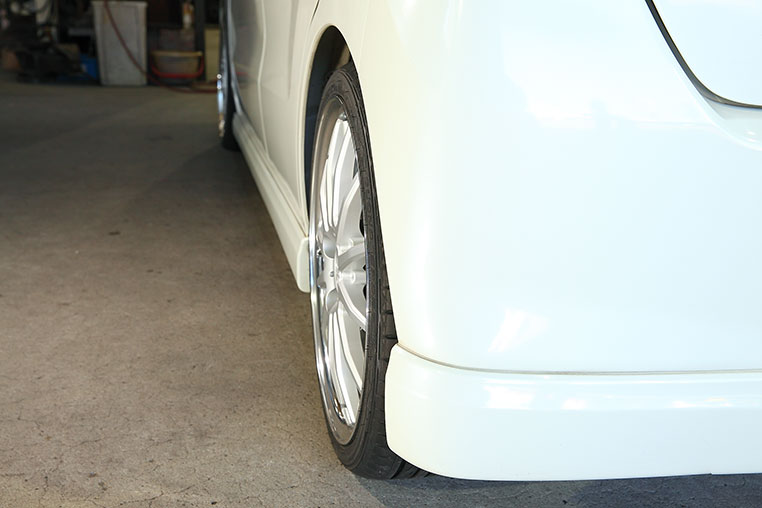 5.5Jを履いたときのツラ具合